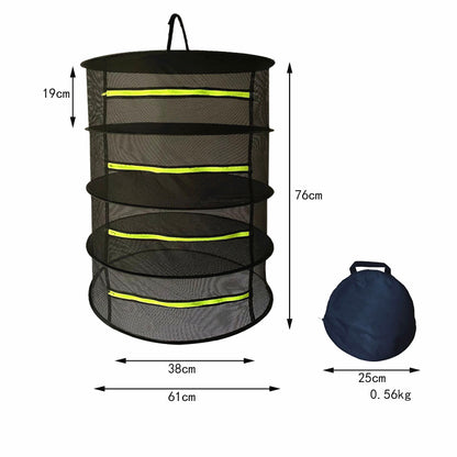 سلة تجفيف معلّقة 4 طبقات