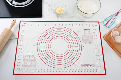 Pastry Mat With Measurements • مفرش لفرد العجين مع قياسات - plantnmore