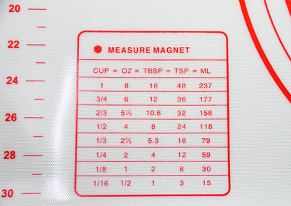 Pastry Mat With Measurements • مفرش لفرد العجين مع قياسات - plantnmore