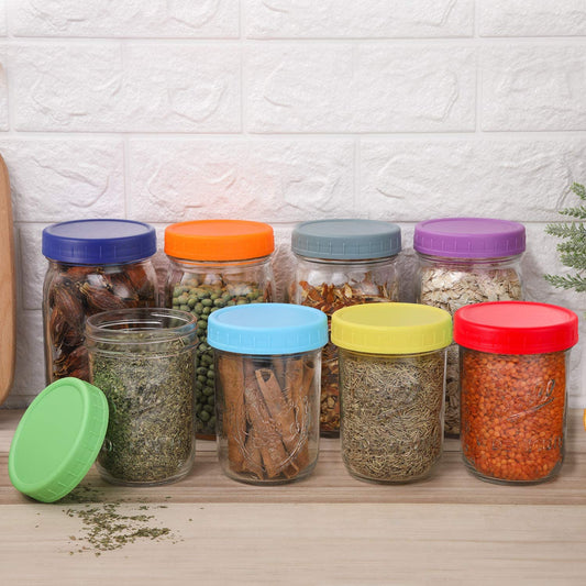 Plastic Lids For Wide Mouth Jars • غطاء بلاستيك للمرطبان ذو الفتحة الكبيرة - plantnmore