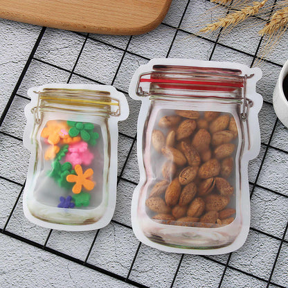 Jar Ziplock Bag Set • أكياس حفظ الطعام على شكل مرطبان - plantnmore